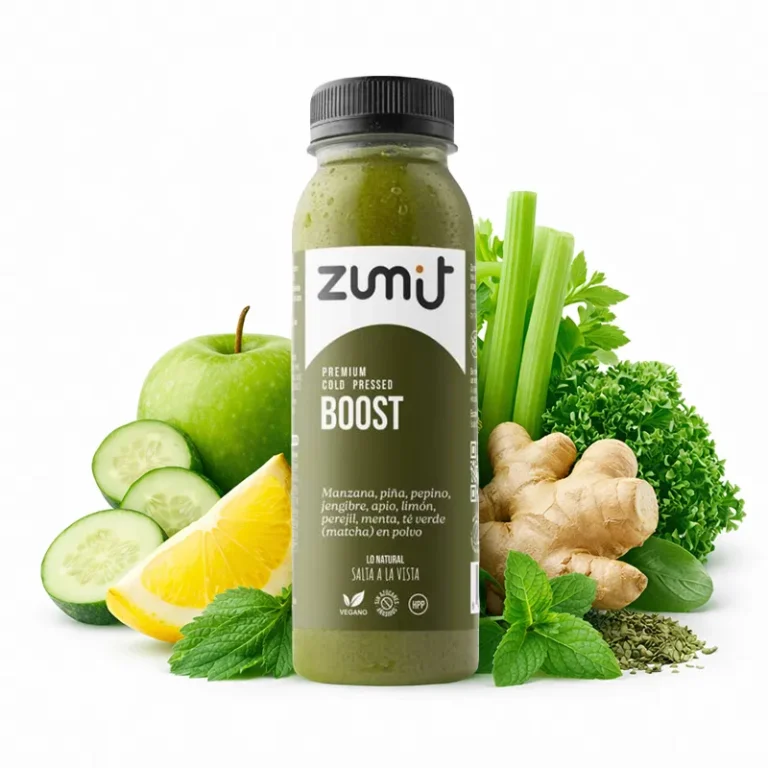 Zumo Cold Press Premium Boost HPP de Zumit - caja de 8 unidades