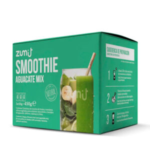Smoothie Aguacate Mix de Zumit- Caja de 3 unidades de aguacate, limón, plátano y col rizada para la elaboración de smoothies en casa