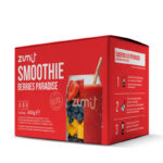 Smoothie Berries Paradise de Zumit- Caja de 3 unidades de fresa, mango, arándanos y cereza para la elaboración de smoothies en casa