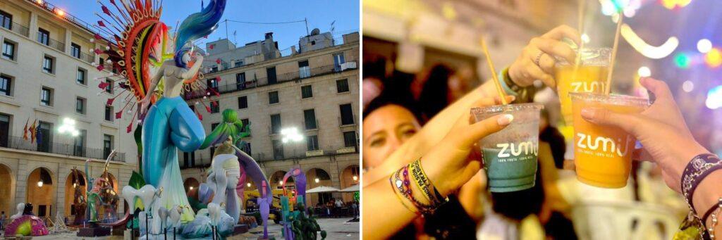 Smoothies Zumit en las Hogueras de Alicante