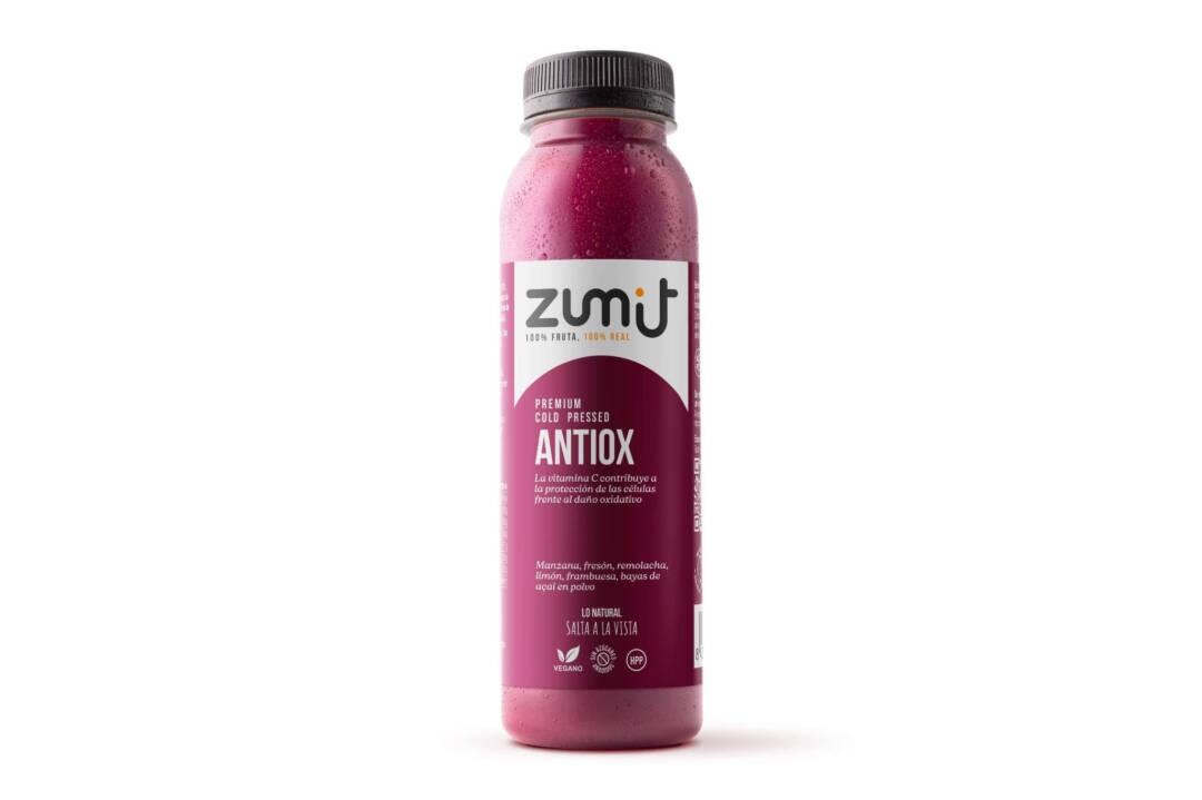 Zumo Cold Press Premium Antiox HPP de Zumit - caja de 8 unidades