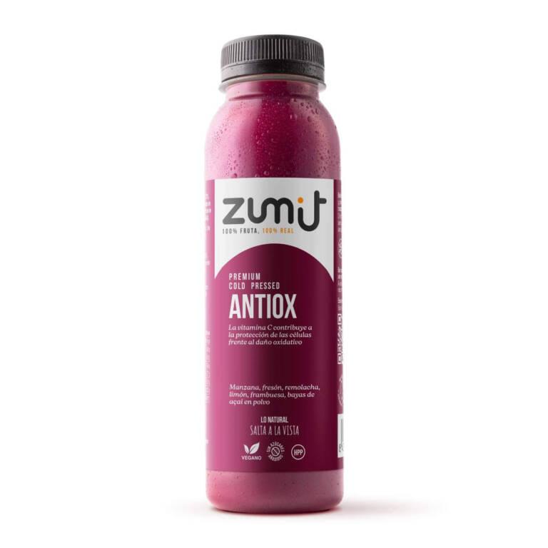 Zumo Cold Press Premium Antiox HPP de Zumit - caja de 8 unidades