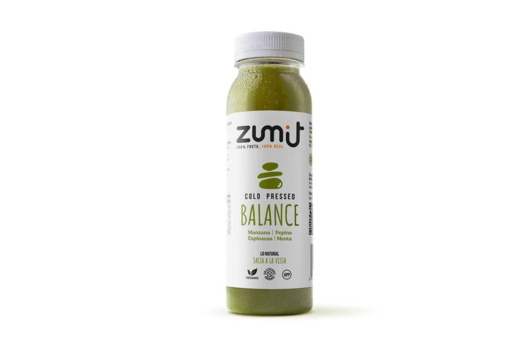 Zumo Cold Press Squeeze Balance HPP de Zumit - caja de 8 unidades