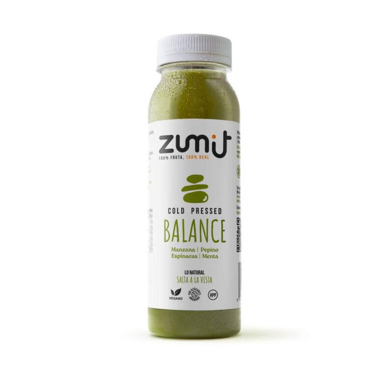 Zumo Cold Press Squeeze Balance HPP de Zumit - caja de 8 unidades