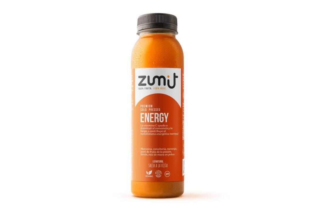 Zumo Cold Press Premium Energy HPP de Zumit - caja de 8 unidades