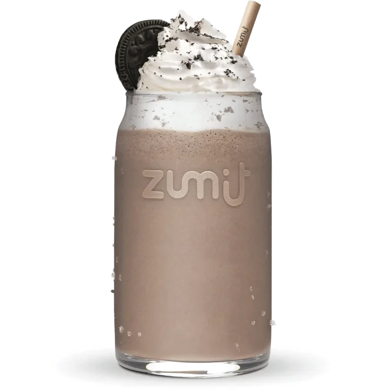 Milkshake Cookies and Cream de Zumit - caja de 20 unidades de milkshake de galletas de cacao y nata