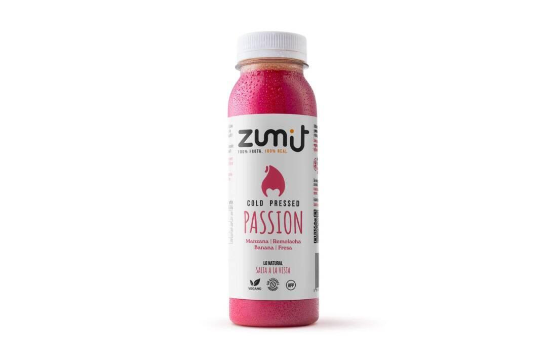 Zumo Cold Press Squeeze Passion HPP de Zumit - caja de 8 unidades